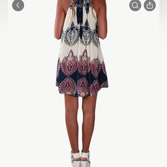 Brand new size medium Halter tie up dress - Picture 2 of 2